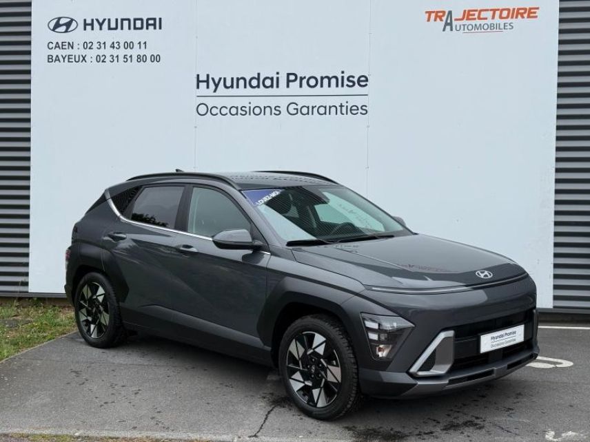 14100 : Hyundai Lisieux - Trajectoire Automobiles - HYUNDAI Kona - Kona - Ecotronic Gray perlé métallisé - Traction - Hybride : Essence/Electrique