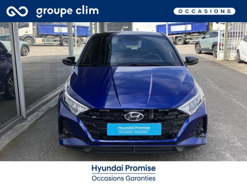 87280 : Hyundai Limoges - Motors Cars - HYUNDAI i20 - i20 - Intense Blue Métal/Toit/rétro Black - Traction - Essence/Micro-Hybride