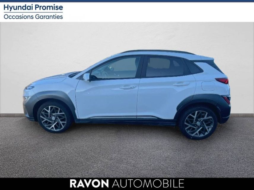 42100 : Hyundai Saint-Etienne - Ravon Automobile - HYUNDAI KONA HYBRID Creative - KONA HYBRID (10/2020-04/2023) - BLANC - Automate sequentiel - Essence / Courant électrique