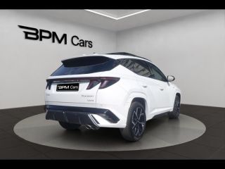 92250 : Hyundai La Garenne-Colombes - BPM Cars - HYUNDAI Tucson - Tucson - Serenity White Métal/Toit/rétros Black - Traction - Hybride : Essence/Electrique