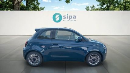 33140 : Hyundai Bordeaux Sud Villenave d'Ornon - Sipa Automobiles - FIAT 500e BERLINE MY22 SERIE 1 STEP 2 Icône - 500 III ELECTRIQUE - Ocean Green - Automate à fonct. Continu - Courant électrique