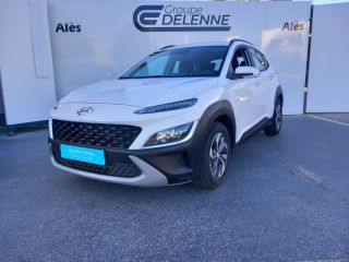 30100 : Hyundai Alès - Auto Hall - HYUNDAI KONA HYBRID Initia - KONA - Blanc - Automate sequentiel - Essence / Courant électrique
