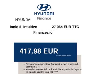 83130 : Hyundai Toulon - Autodif SAS - Groupe BALDASSARI - HYUNDAI IONIQ 5 Intuitive - IONIQ 5 - VERT CLAIR - Automate à fonct. Continu - Courant électrique