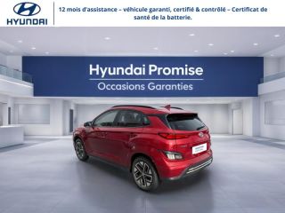 29200 : Hyundai Brest - Iroise Automobiles - HYUNDAI Kona - Kona - Sunset Red Métal - Traction - Electrique