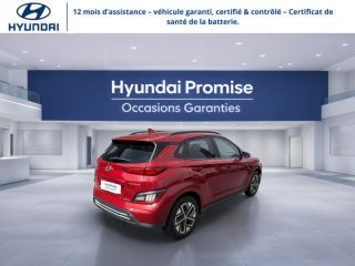 29200 : Hyundai Brest - Iroise Automobiles - HYUNDAI Kona - Kona - Sunset Red Métal - Traction - Electrique