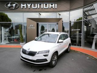 19100 : Hyundai Brive-la-Gaillarde - Garage Pouget - SKODA Karoq - Karoq - Blanc Cristal - Traction - Essence