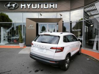 19100 : Hyundai Brive-la-Gaillarde - Garage Pouget - SKODA Karoq - Karoq - Blanc Cristal - Traction - Essence