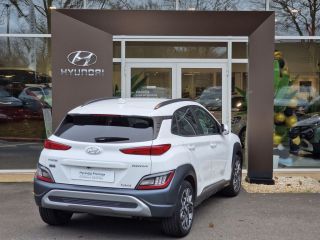 77240 : Hyundai Melun - CAP FOURNIER - HYUNDAI KONA HYBRID Executive - KONA - Blanc - Automate sequentiel - Essence / Courant électrique