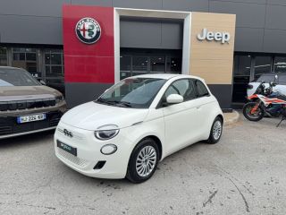 04100 : Hyundai Manosque - Pedinielli - FIAT 500e BERLINE Action Plus - 500 III ELECTRIQUE - Blanc                                              - Automate à fonct. Continu - Courant électrique