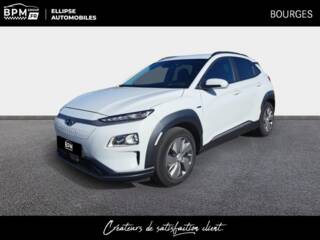 18230 : Hyundai Bourges - ELLIPSE Automobiles - HYUNDAI Kona - Kona - Chalk White Métal - Traction - Electrique