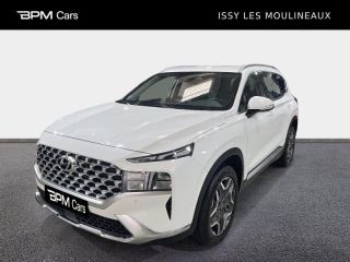 92130 : Hyundai ISSY-LES-MOULINEAUX - BPM Cars - HYUNDAI Santa Fe - Santa Fe - Creamy White Métal - Transmission intégrale - Hybride rechargeable : Essence/Electrique