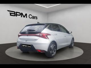 92250 : Hyundai La Garenne-Colombes - BPM Cars - HYUNDAI i20 - i20 - Sleek Silver Métal/Toit/rétros Black - Traction - Essence/Micro-Hybride
