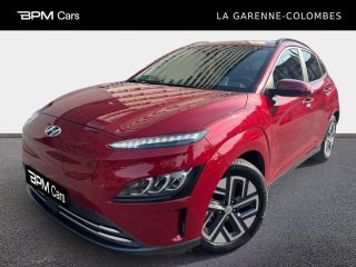 92250 : Hyundai La Garenne-Colombes - BPM Cars - HYUNDAI Kona - Kona - Sunset Red Métal - Traction - Electrique