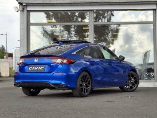 57200 : Hyundai Sarreguemines - Theobald Automobiles - HONDA Civic - Civic - Bleu Cristallin Premium Métallisé - Traction - Hybride : Essence/Electrique