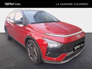 92250 : Hyundai La Garenne-Colombes - BPM Cars - HYUNDAI Bayon - Bayon - Dragon Red Métal/Toit+rétros Black - Traction - Essence