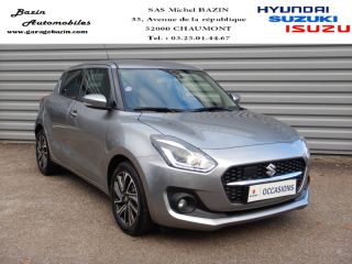 52000 : Hyundai Chaumont - Garage Michel Bazin - SUZUKI Swift - Swift - Premium Silver métallisé - Traction - Essence/Micro-Hybride