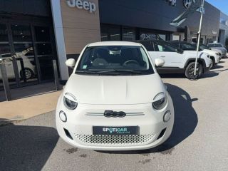 04100 : Hyundai Manosque - Pedinielli - FIAT 500e BERLINE MY22 SERIE 1 STEP 2 Action Plus - 500 III ELECTRIQUE - Blanc - Automate à fonct. Continu - Courant électrique