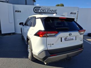 30100 : Hyundai Alès - Auto Hall - TOYOTA RAV4 HYBRIDE MY20 Lounge - RAV4 V - Blanc - Automate à fonct. Continu - Essence / Courant électrique