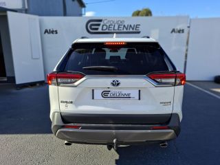 30100 : Hyundai Alès - Auto Hall - TOYOTA RAV4 HYBRIDE MY20 Lounge - RAV4 V - Blanc - Automate à fonct. Continu - Essence / Courant électrique