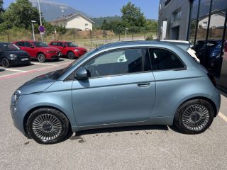 04100 : Hyundai Manosque - Pedinielli - FIAT 500 NOUVELLE Action Plus - 500 III - GLACIER BLUE - Automate à fonct. Continu - Courant électrique