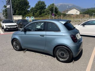 04100 : Hyundai Manosque - Pedinielli - FIAT 500 NOUVELLE Action Plus - 500 III - GLACIER BLUE - Automate à fonct. Continu - Courant électrique