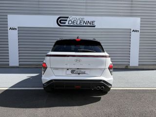 30100 : Hyundai Alès - Auto Hall - HYUNDAI KONA N Line Executive - KONA II - Blanc - Automate sequentiel - Essence / Courant électrique