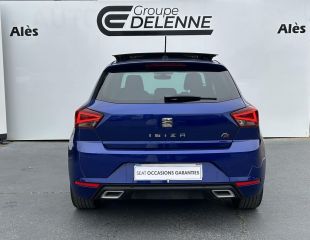 30100 : Hyundai Alès - Auto Hall - SEAT IBIZA FR - IBIZA V - Bleu - Automate sequentiel - Essence sans plomb