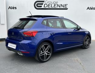 30100 : Hyundai Alès - Auto Hall - SEAT IBIZA FR - IBIZA V - Bleu - Automate sequentiel - Essence sans plomb