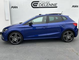 30100 : Hyundai Alès - Auto Hall - SEAT IBIZA FR - IBIZA V - Bleu - Automate sequentiel - Essence sans plomb