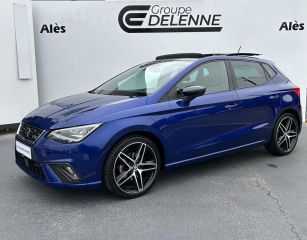 30100 : Hyundai Alès - Auto Hall - SEAT IBIZA FR - IBIZA V - Bleu - Automate sequentiel - Essence sans plomb