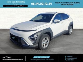 86000 : Hyundai Poitiers - Eco des Nations - HYUNDAI Kona - Kona - Atlas White - Traction - Hybride : Essence/Electrique