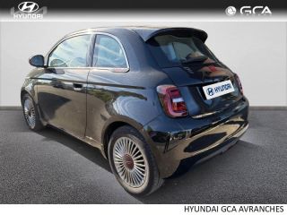 50300 : Hyundai Avranches - GCA - FIAT 500 - 500 - Noir métallisé -  - Electrique