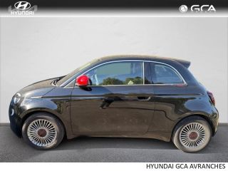 50300 : Hyundai Avranches - GCA - FIAT 500 - 500 - Noir métallisé -  - Electrique