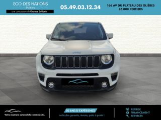 86000 : Hyundai Poitiers - Eco des Nations - JEEP Renegade - Renegade - Blanc - Traction - Diesel