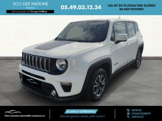 86000 : Hyundai Poitiers - Eco des Nations - JEEP Renegade - Renegade - Blanc - Traction - Diesel