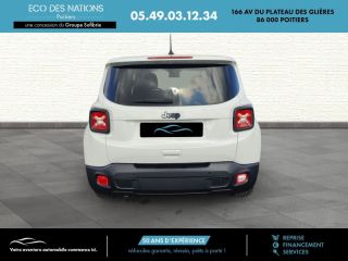 86000 : Hyundai Poitiers - Eco des Nations - JEEP Renegade - Renegade - Blanc - Traction - Diesel