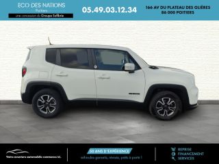 86000 : Hyundai Poitiers - Eco des Nations - JEEP Renegade - Renegade - Blanc - Traction - Diesel
