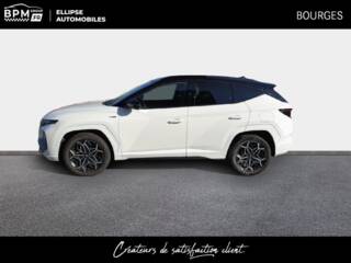 18230 : Hyundai Bourges - ELLIPSE Automobiles - HYUNDAI Tucson - Tucson - Serenity White Métal - Traction - Hybride : Essence/Electrique