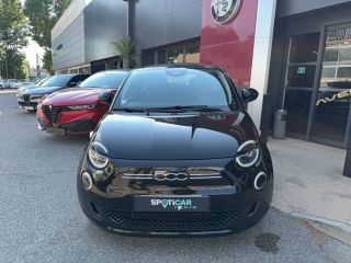 04100 : Hyundai Manosque - Pedinielli - FIAT 500e BERLINE MY22 SERIE 1 STEP 2 Icône Plus - 500 III ELECTRIQUE - Noir - Automate à fonct. Continu - Courant électrique