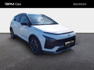 18230 : Hyundai Bourges - BPM Cars - HYUNDAI Bayon - Bayon - Atlas White Métal/Toit+rétros Black - Traction - Essence