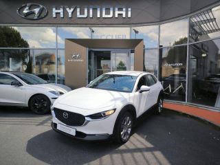 19100 : Hyundai Brive-la-Gaillarde - Garage Pouget - MAZDA CX-30 - CX-30 - Snowflake White Pearl Mica - Traction - Essence/Micro-Hybride