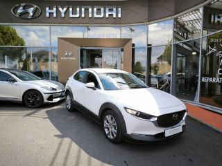 19100 : Hyundai Brive-la-Gaillarde - Garage Pouget - MAZDA CX-30 - CX-30 - Snowflake White Pearl Mica - Traction - Essence/Micro-Hybride