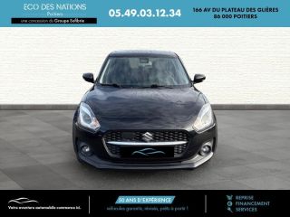 86000 : Hyundai Poitiers - Eco des Nations - SUZUKI Swift - Swift - Super Black Pearl métallisé - Traction - Essence/Micro-Hybride