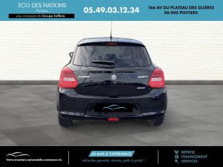 86000 : Hyundai Poitiers - Eco des Nations - SUZUKI Swift - Swift - Super Black Pearl métallisé - Traction - Essence/Micro-Hybride
