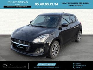86000 : Hyundai Poitiers - Eco des Nations - SUZUKI Swift - Swift - Super Black Pearl métallisé - Traction - Essence/Micro-Hybride