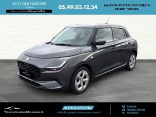 86000 : Hyundai Poitiers - Eco des Nations - SUZUKI Swift - Swift - Gris - Traction - Essence/Micro-Hybride
