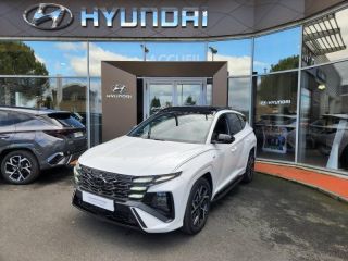 19100 : Hyundai Brive-la-Gaillarde - Garage Pouget - HYUNDAI Tucson - Tucson - Serenity White Métal - Traction - Hybride : Essence/Electrique