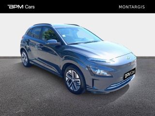 75013 : Hyundai Paris 13 - BPM Cars - HYUNDAI Kona - Kona - Dark Knight Métal - Traction - Electrique