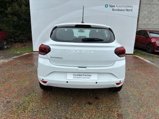 33110 : Hyundai Bordeaux Nord Le Bouscat - Sipa Automobiles - DACIA SANDERO Expression - SANDERO III - Blanc - Automate à fonct. Continu - Essence sans plomb