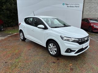 33110 : Hyundai Bordeaux Nord Le Bouscat - Sipa Automobiles - DACIA SANDERO Expression - SANDERO III - Blanc - Automate à fonct. Continu - Essence sans plomb